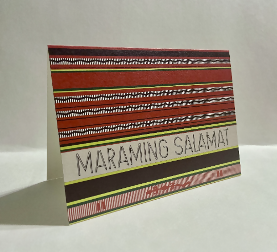 Thank you Greeting Card Maraming Salamat