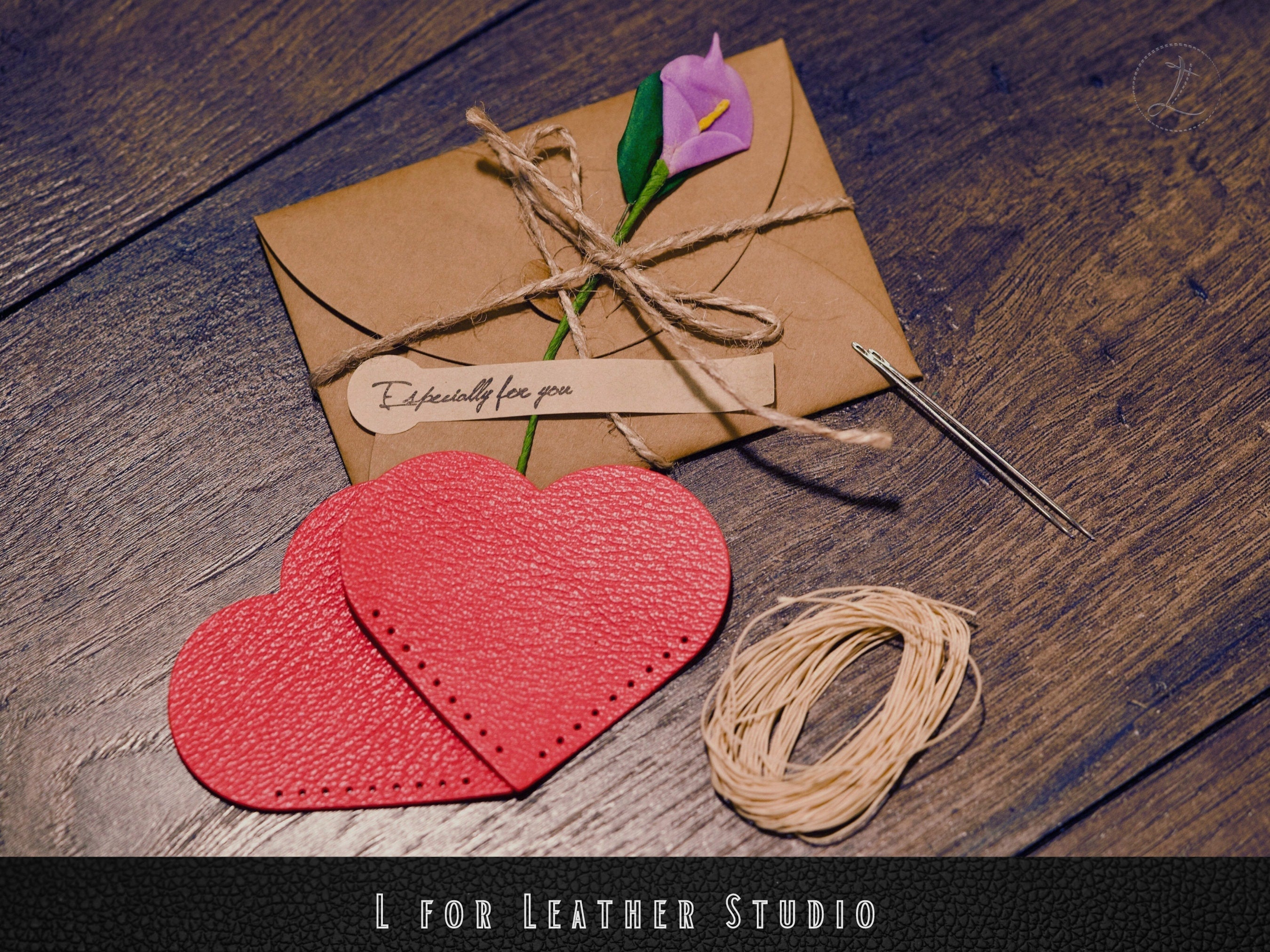 DIY Kit Leather / DIY Leather Set Box / Homemade Leather Gift / Minimalism  / Gift Idea / Craft Box Leather / Leather Making Kit 