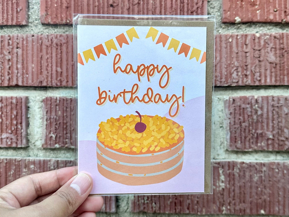 Filipino Mango Supreme Birthday Greeting Card with Envelope | Maligayang Kaarawan Greeting Card