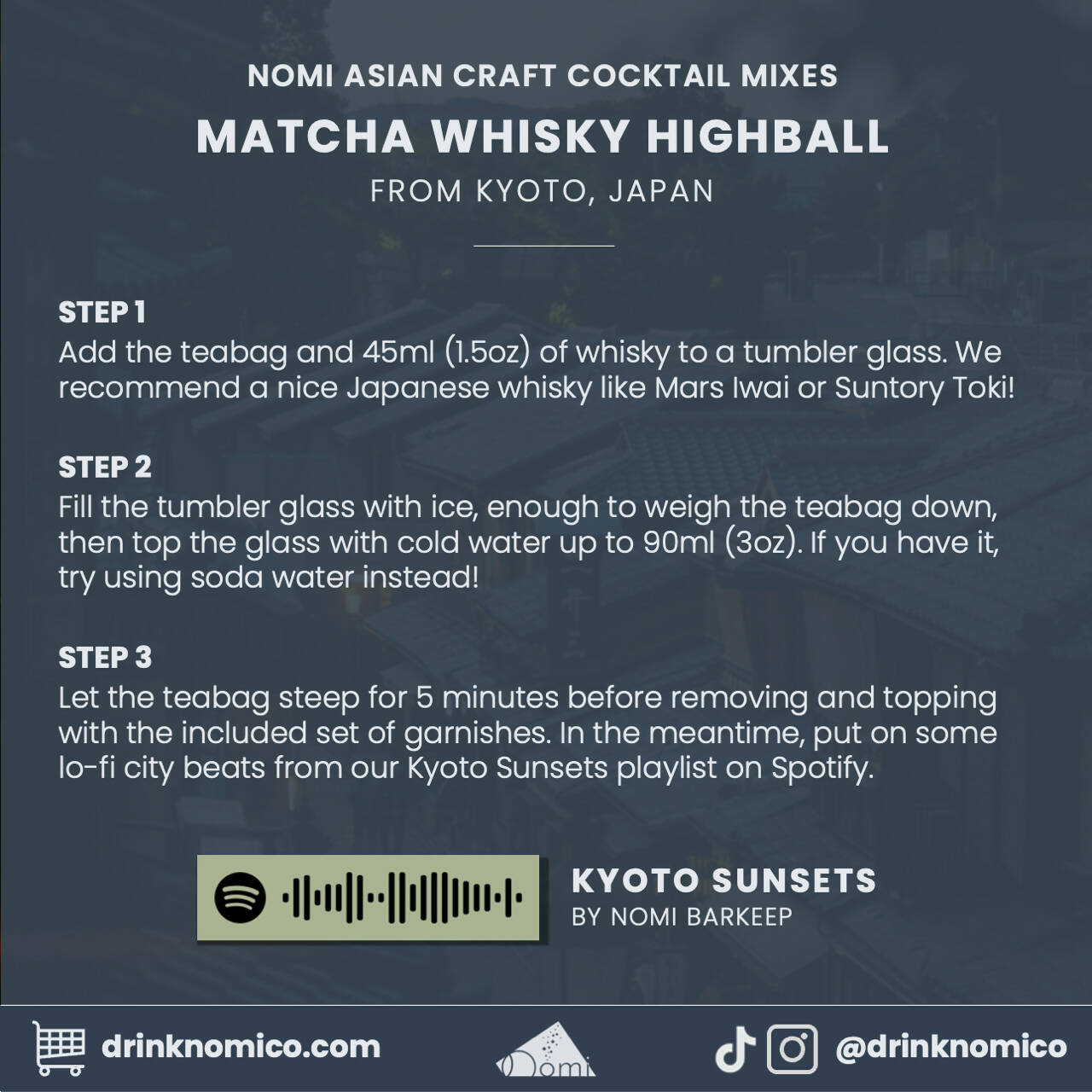 6-ct Matcha Whisky Highball Cocktail Mix