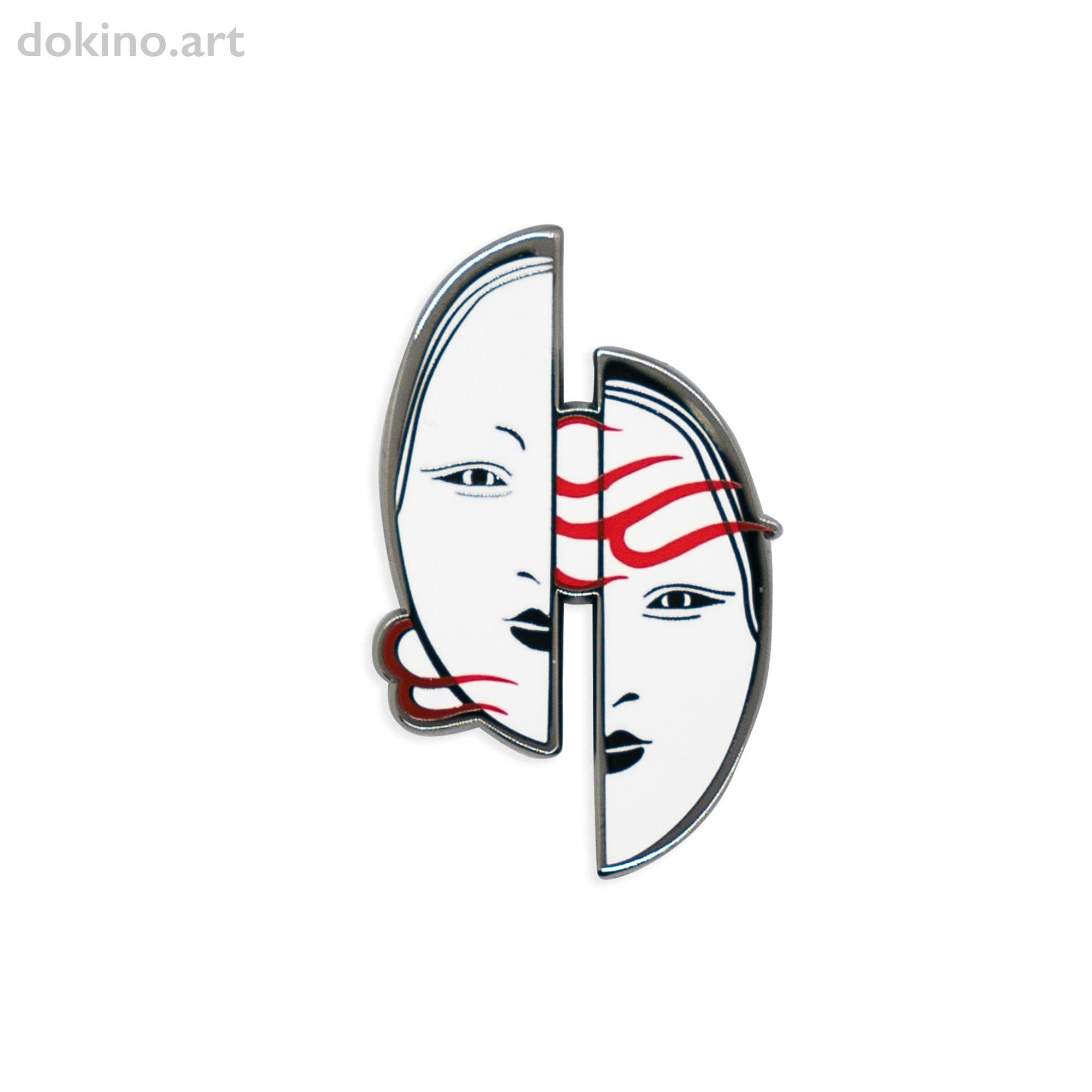 MIRROR - Japanese Tattoo Pin - Limited Edition Collaboration Monica Mo