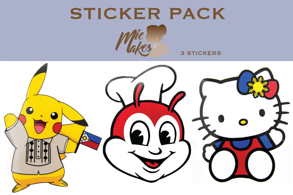 Characters Sticker Pack, Filipino, Filipina, American, Pinoy, Pinay Philippines,