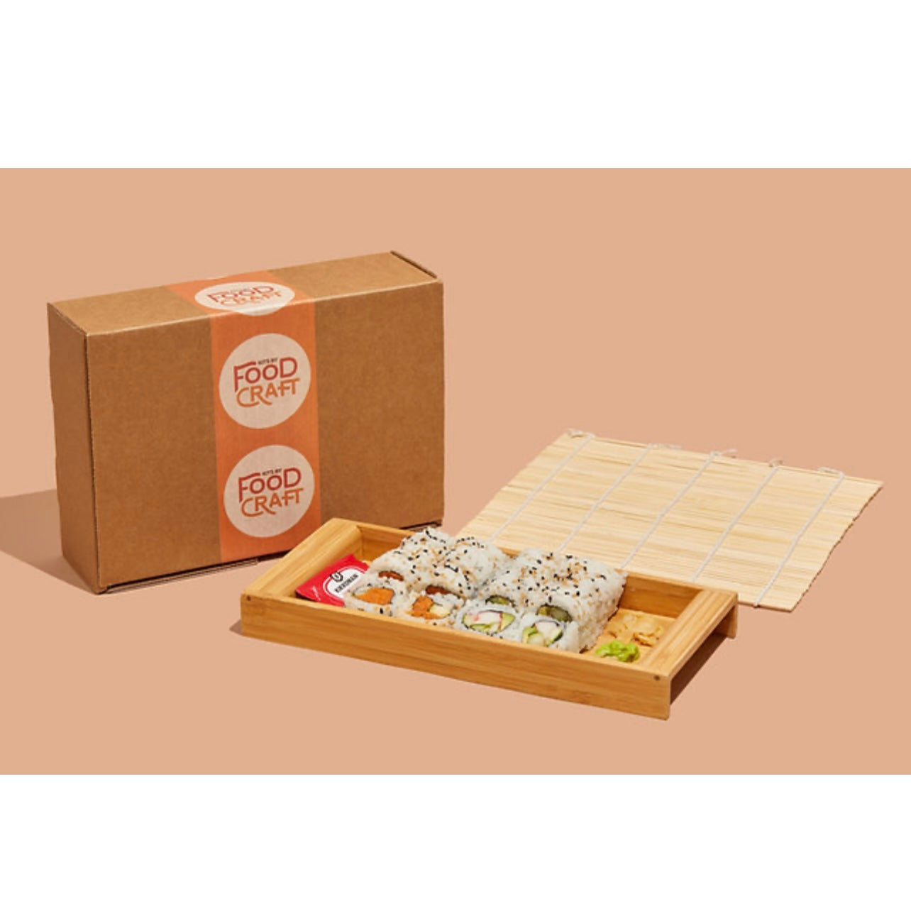 Bamboo Sushi Making Kit - Cooking Gifts Complete Set with Maki