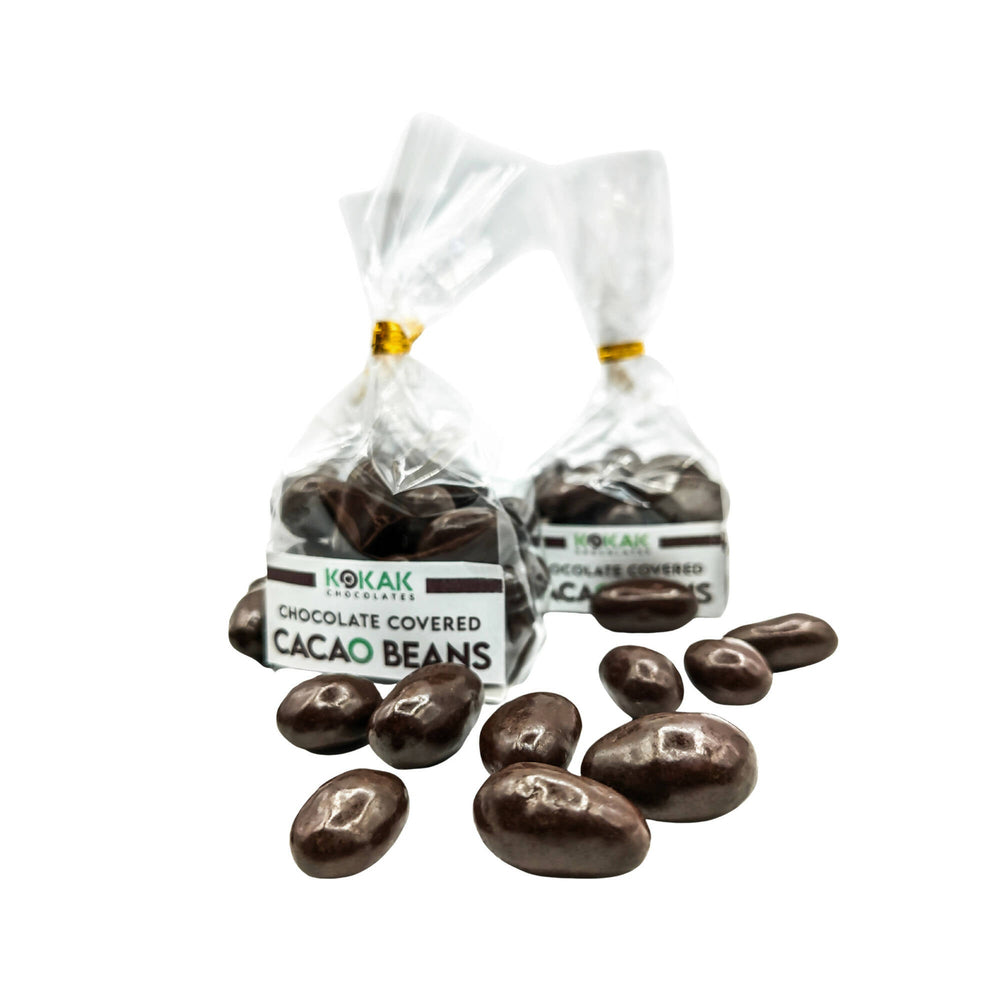 Chocolate-covered Cacao Beans