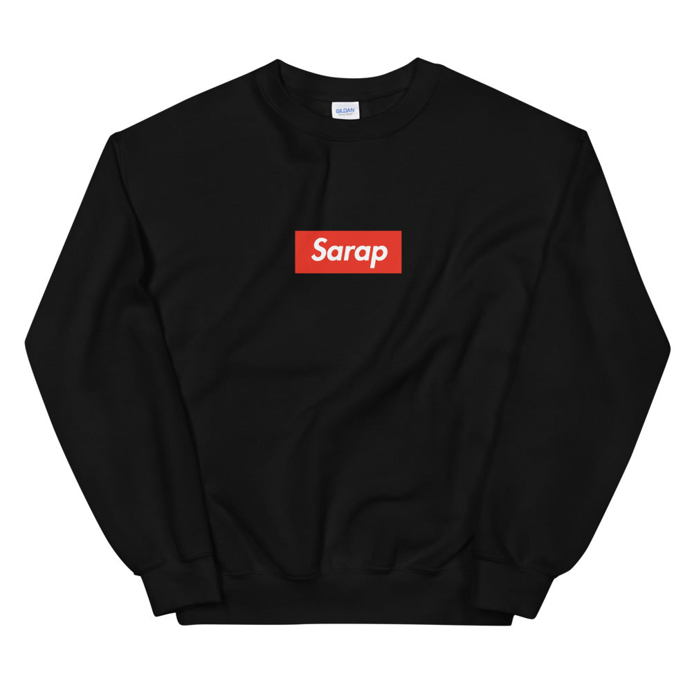 Black / S Sarap Red Unisex Sweatshirt
