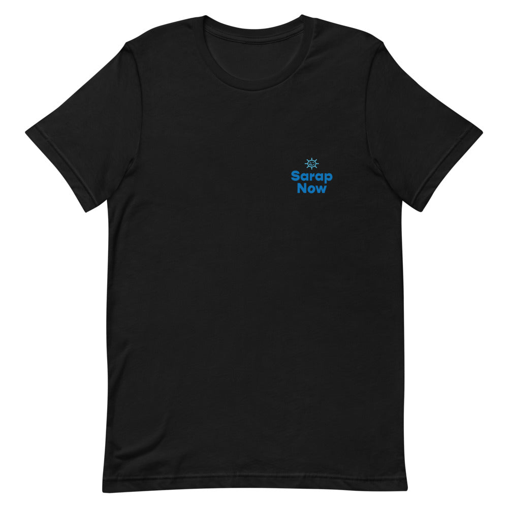 Black / XS Sarap Now Sun Logo Short-Sleeve Unisex T-Shirt
