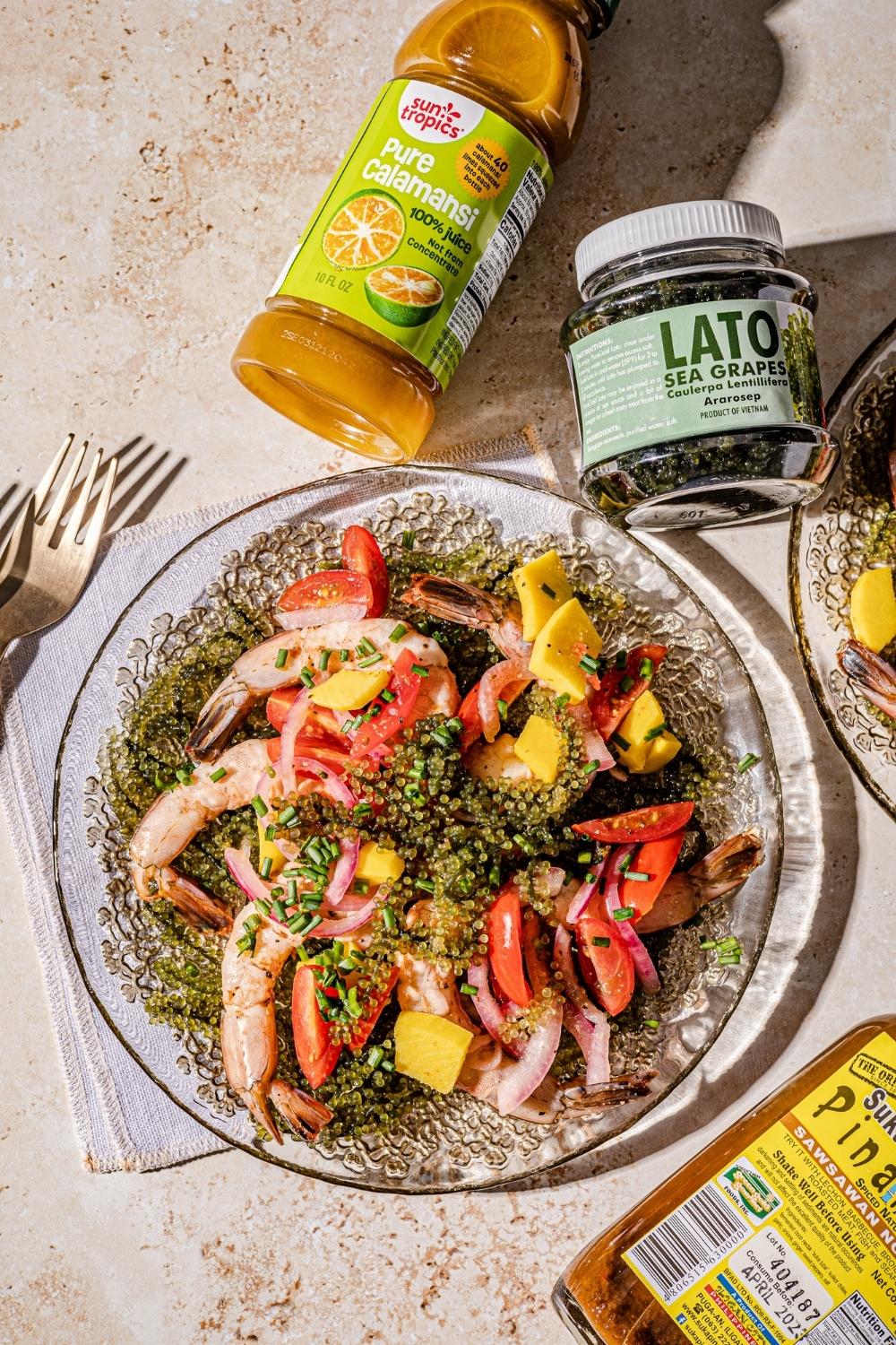 Shrimp Kinilaw with Lato Recipe:  Impress A Lato People With This Recipe!