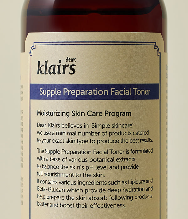Dear, Klairs Supple Preparation Facial Toner