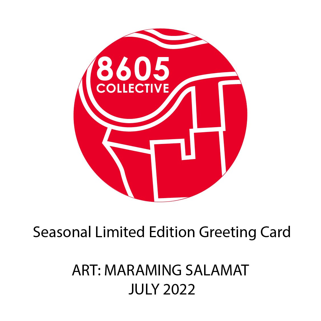 Seasonal Greeting Card 8605 Collective Thank You Card