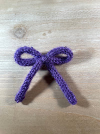Knit Bow Clip