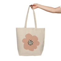 Flower Pink Canvas Tote