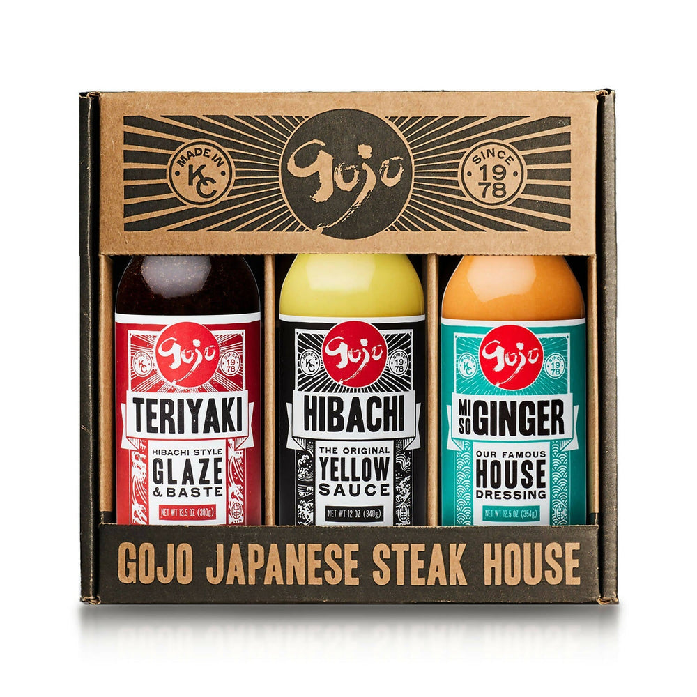 Hibachi Variety Gift Set (Yellow Sauce, Teriyaki & Miso Ginger Dressing)