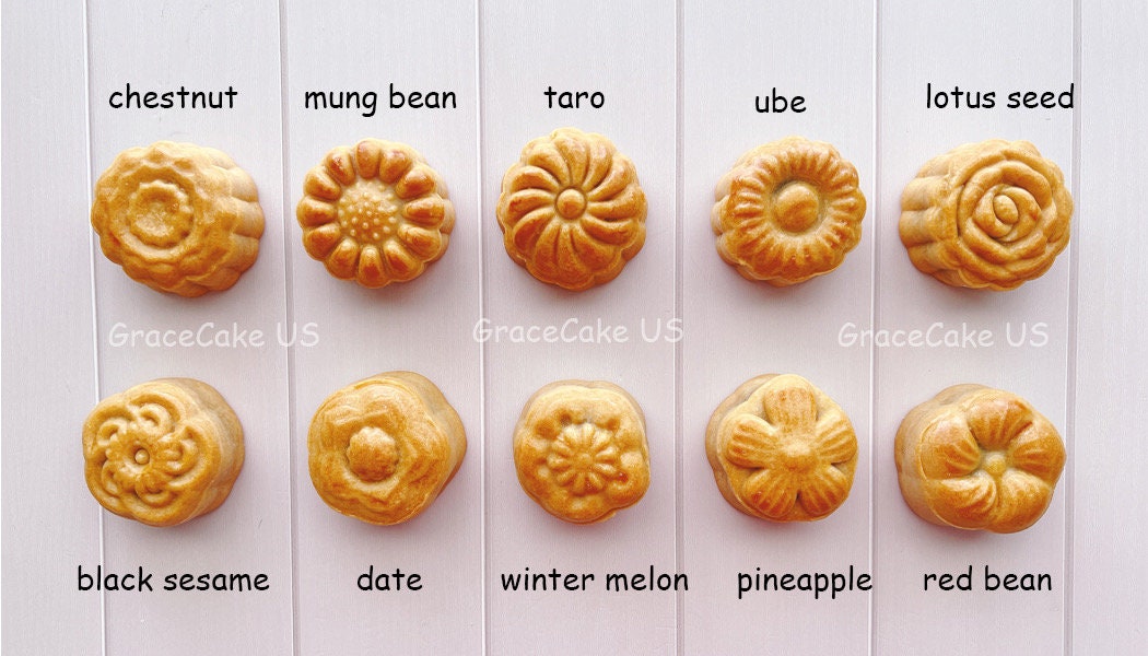 8c Asian Pastries & Mooncakes Sampler -  Assorted