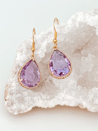 Lavender Minerva Earrings