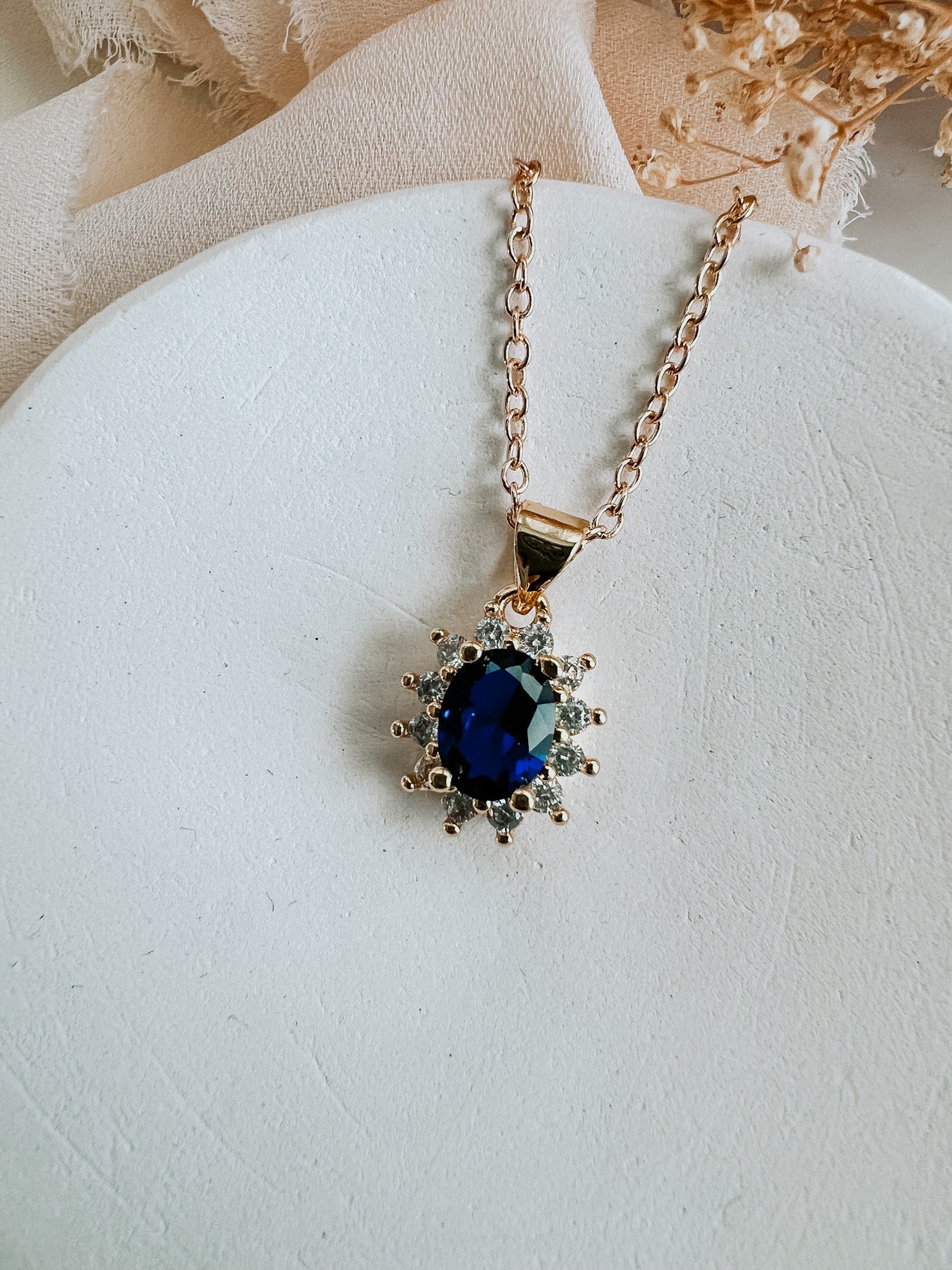 Navy Andromeda Necklace