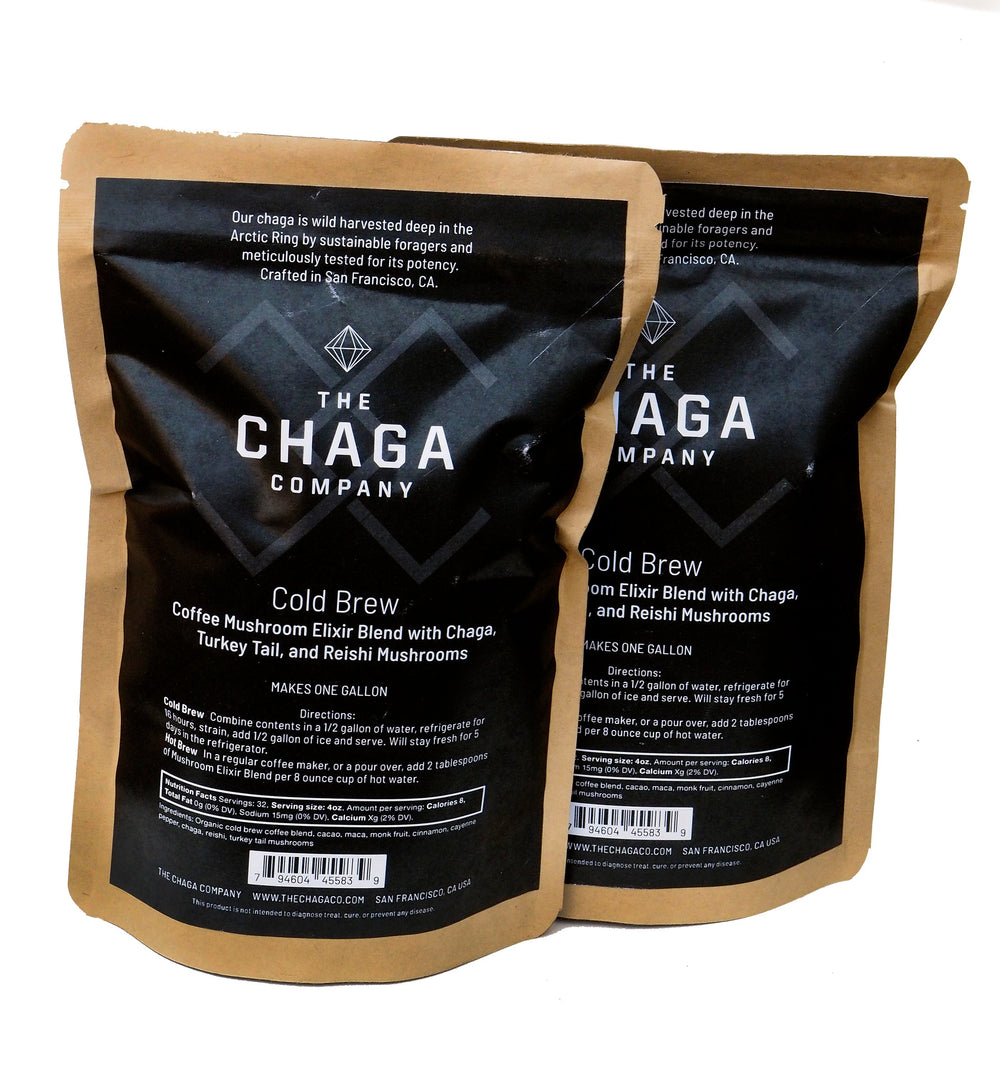 2 pack Chaga Coffee - Chaga Coffee Grounds