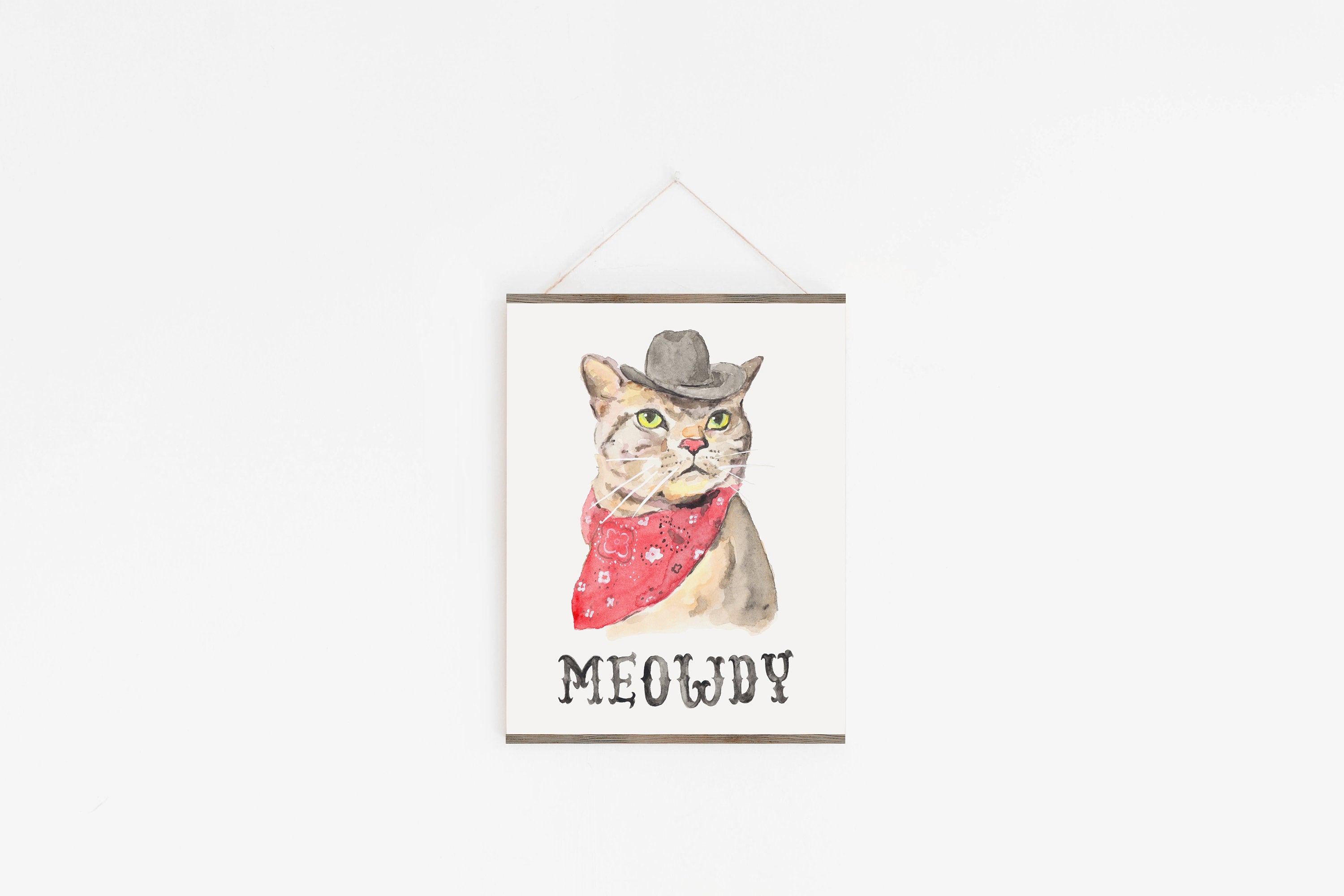 8x10 Meowdy Art Print - 8x10 SECONDS