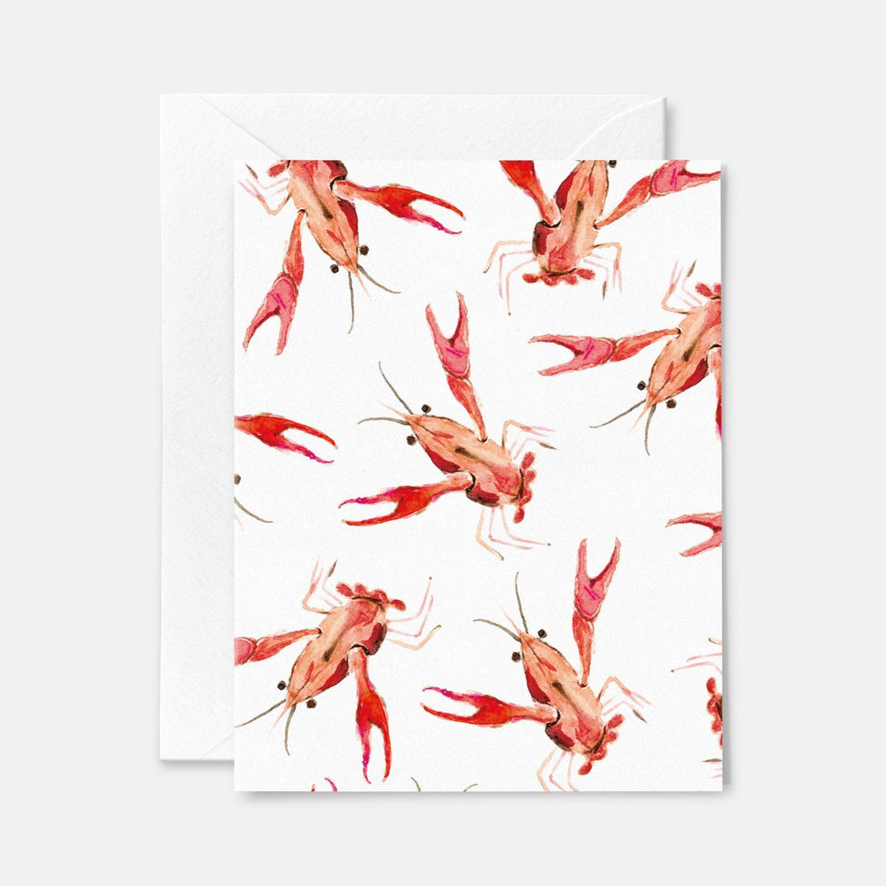 Crawfish Greeting Card