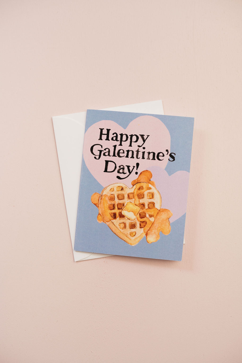 Happy Galentine's Day Waffles Greeting Card