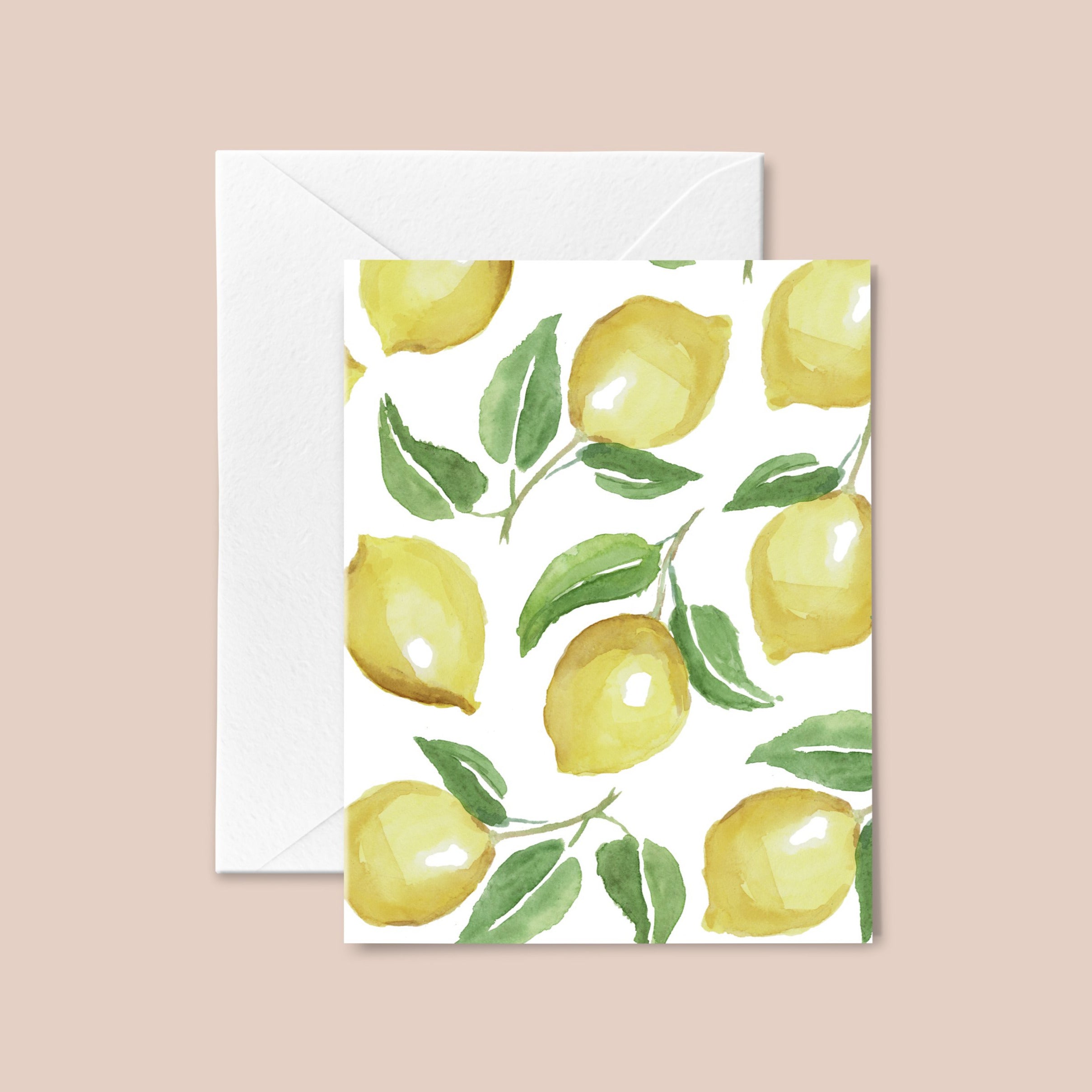 Lemon Pattern Card