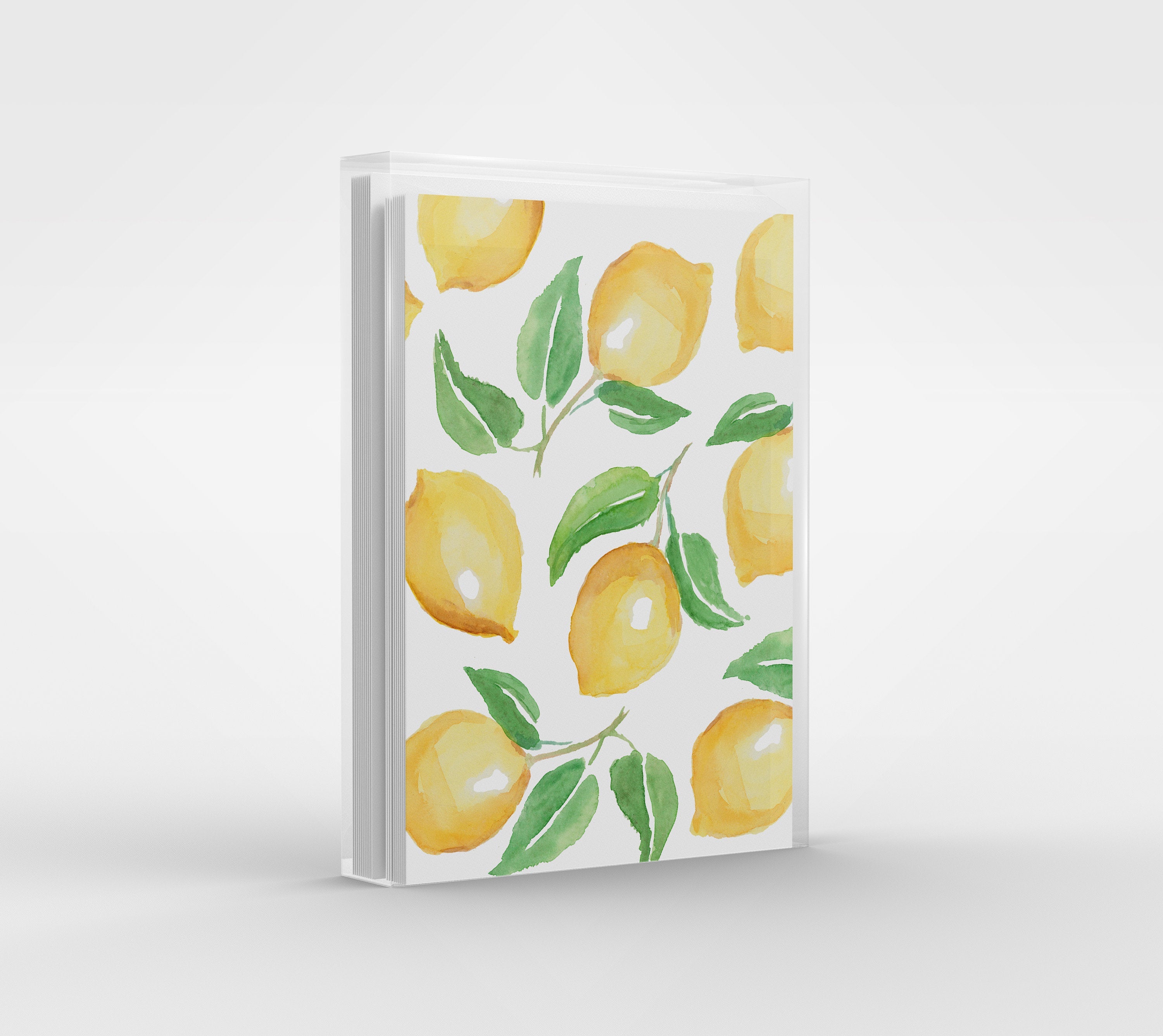Lemon Pattern Greeting Cards - Set of 6