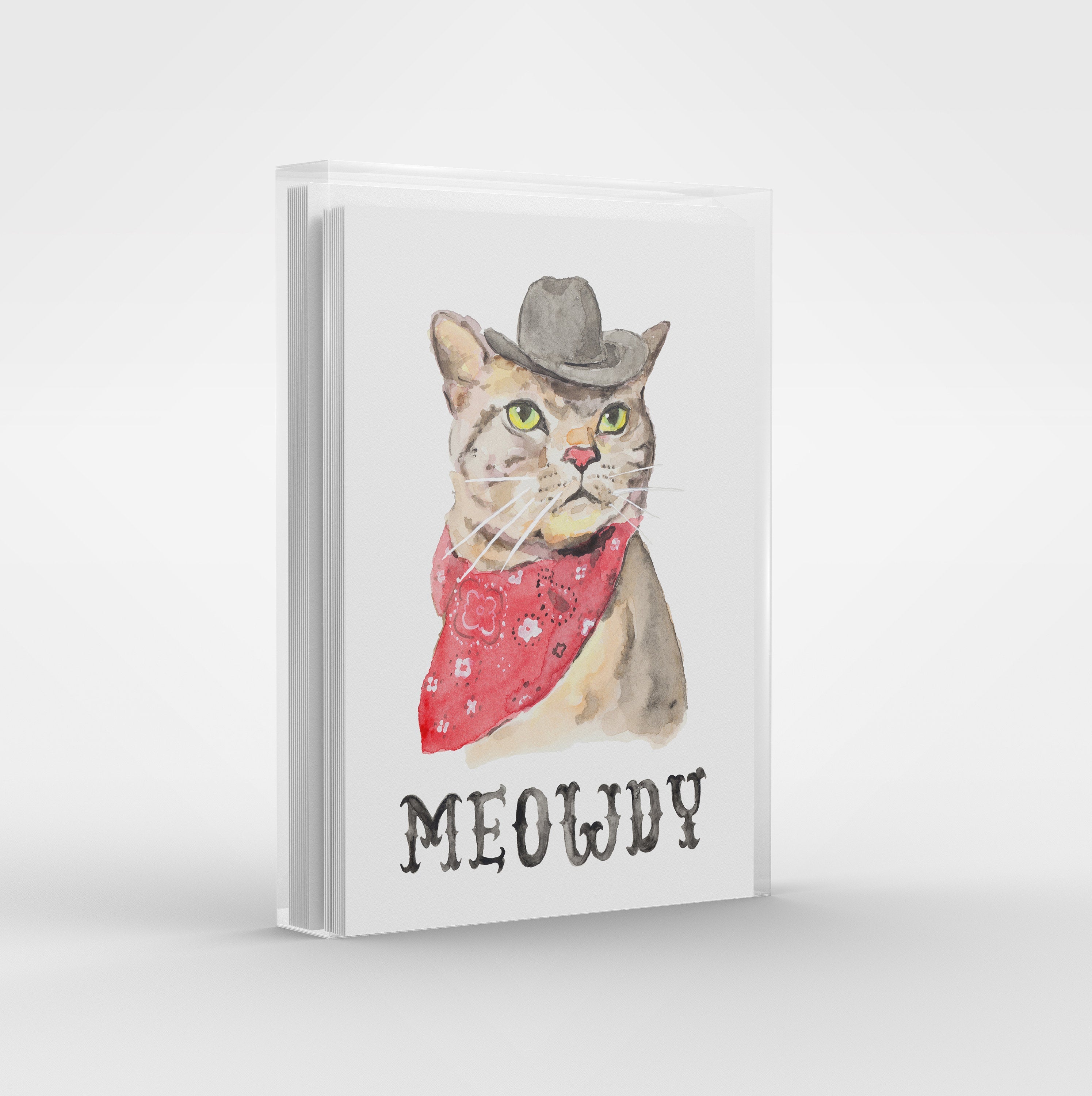 Meowdy Cowboy Cat Cards - Set of 6