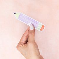 Pencil Sticker - Purple