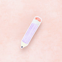 Pencil Sticker - Purple