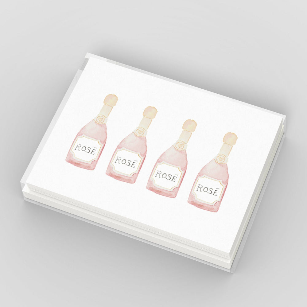 Rosé Champagne Notecard - Set of 6