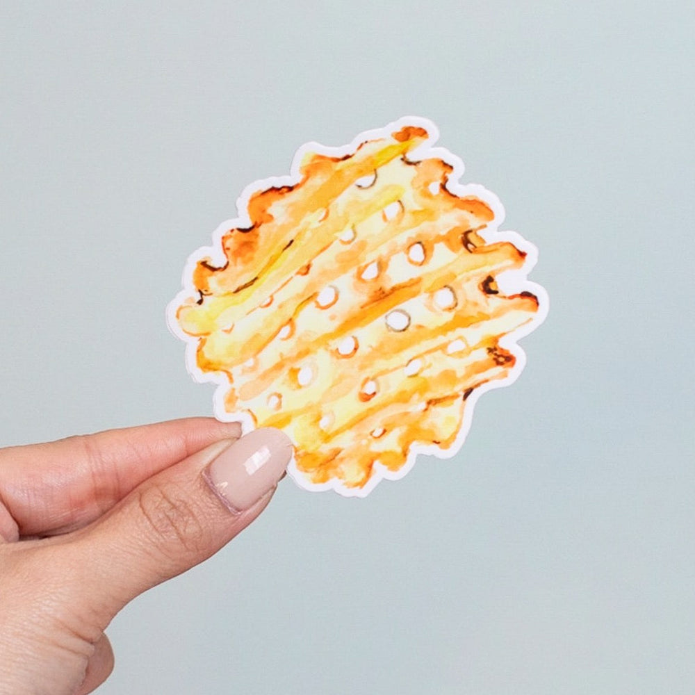 Waffle Fries Sticker