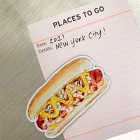 Woman Owned York Hot Dog Magnet