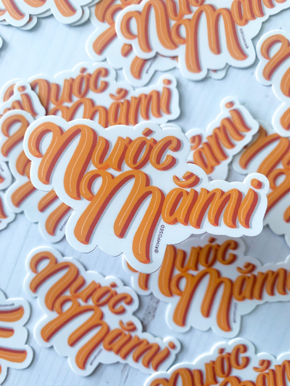 Nuoc Mami 3" Waterproof Vinyl Sticker for Water Bottles, Laptops, Phones & More **FREE USA SHIPPING**