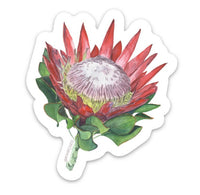 Protea Flower 3" Waterproof Vinyl Sticker for Water Bottles, Laptops, Phones & More **FREE USA SHIPPING**