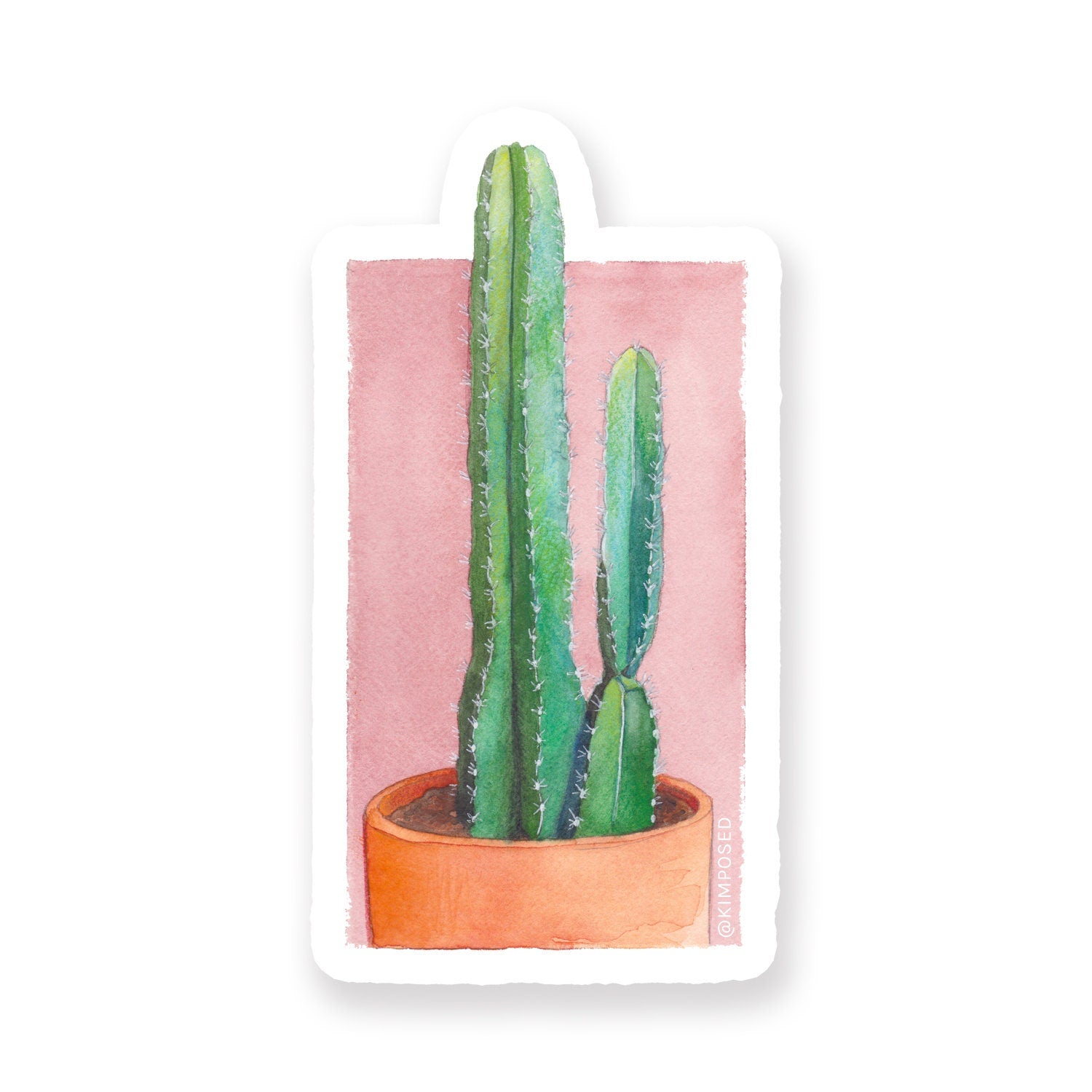 Saguaro Cactus 3" Waterproof Vinyl Sticker for Water Bottles, Laptops, Phones & More **FREE USA SHIPPING**