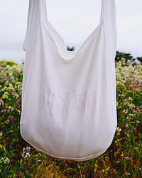 One Size / White MxT 2510 Embroidered Oversized Tote Bag