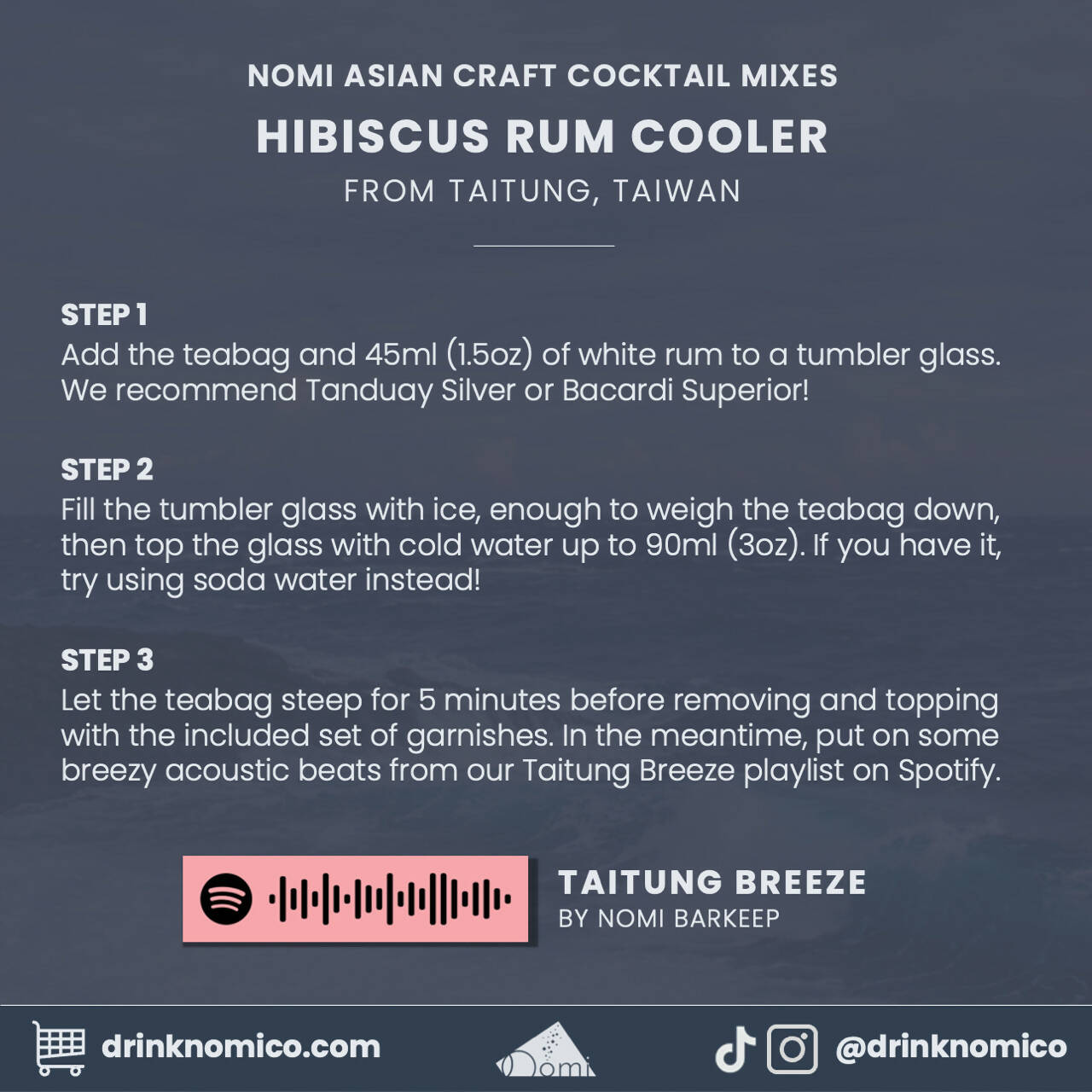 Hibiscus Rum Cooler Cocktail Mix (6-ct)
