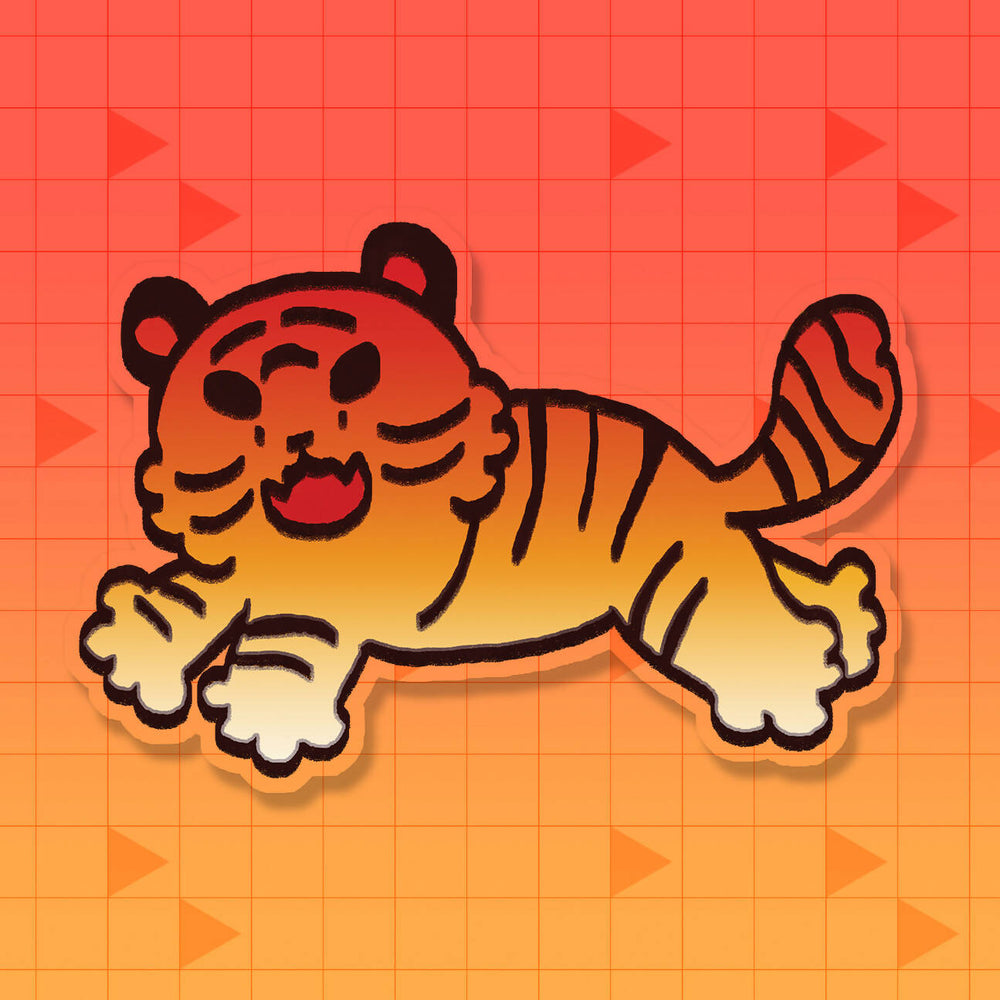 Tiger Balm Parody Sticker