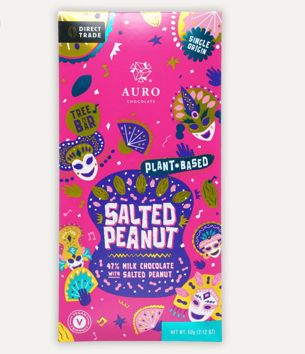 Auro Salted Peanut - 47% Milk Chocolate with Salted Peanut