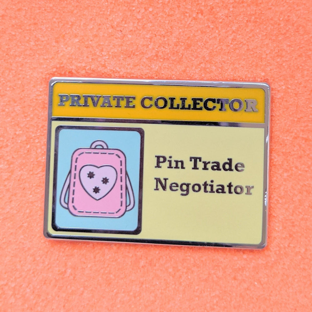 Itabag Private Collector Card Pin Trader Negotiator - 1.5" Enamel Pin Lapel Metal Badge