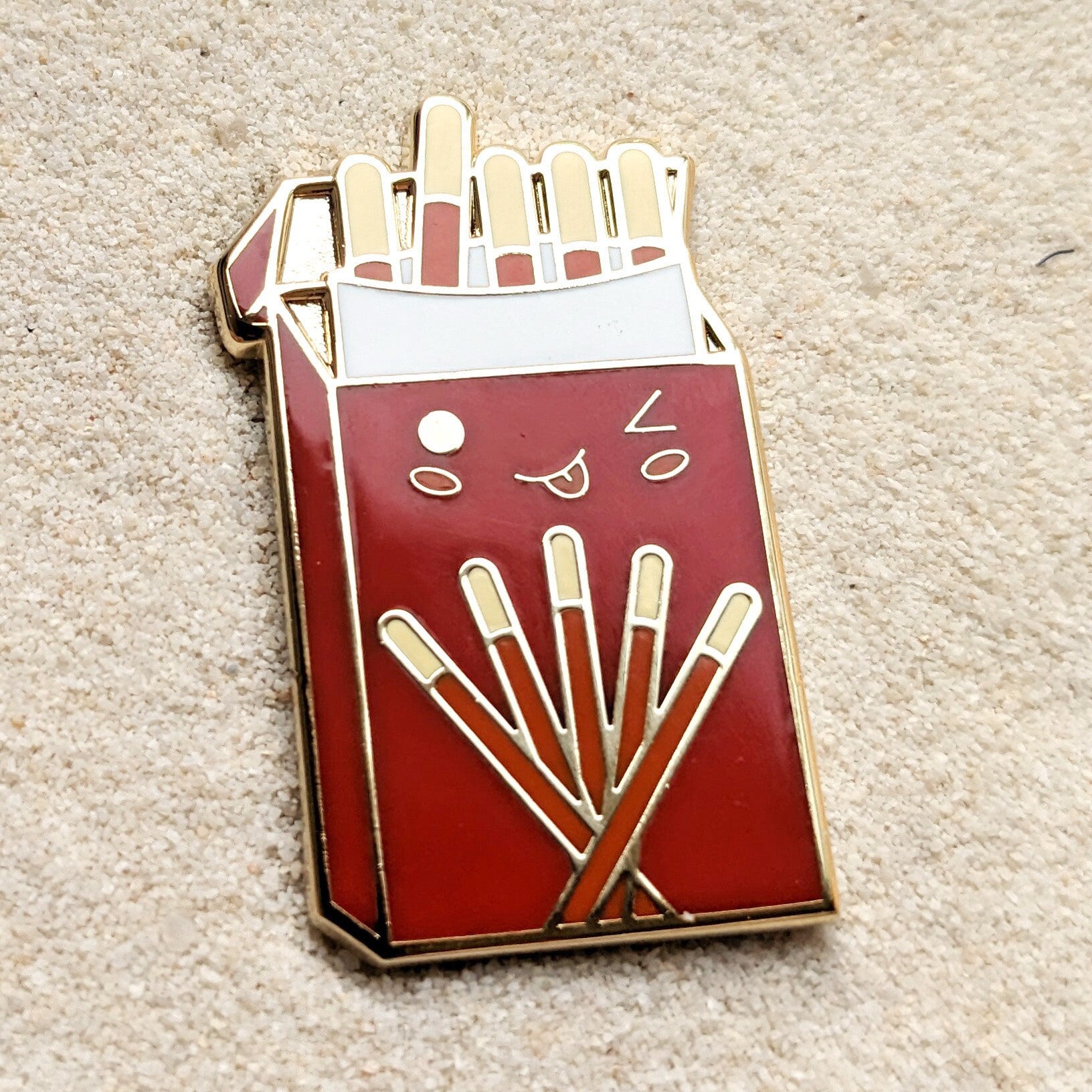 Pocky Chocolate Biscuit Cookie Candy - 1.5" Enamel Pin Lapel Metal Badge
