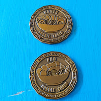 Ramen vs Pho Noodle Soup Decision Challenge Coin - 1.5" Double Sided Metal Coin
