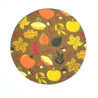 Thanksgiving Leaves Drink Coaster