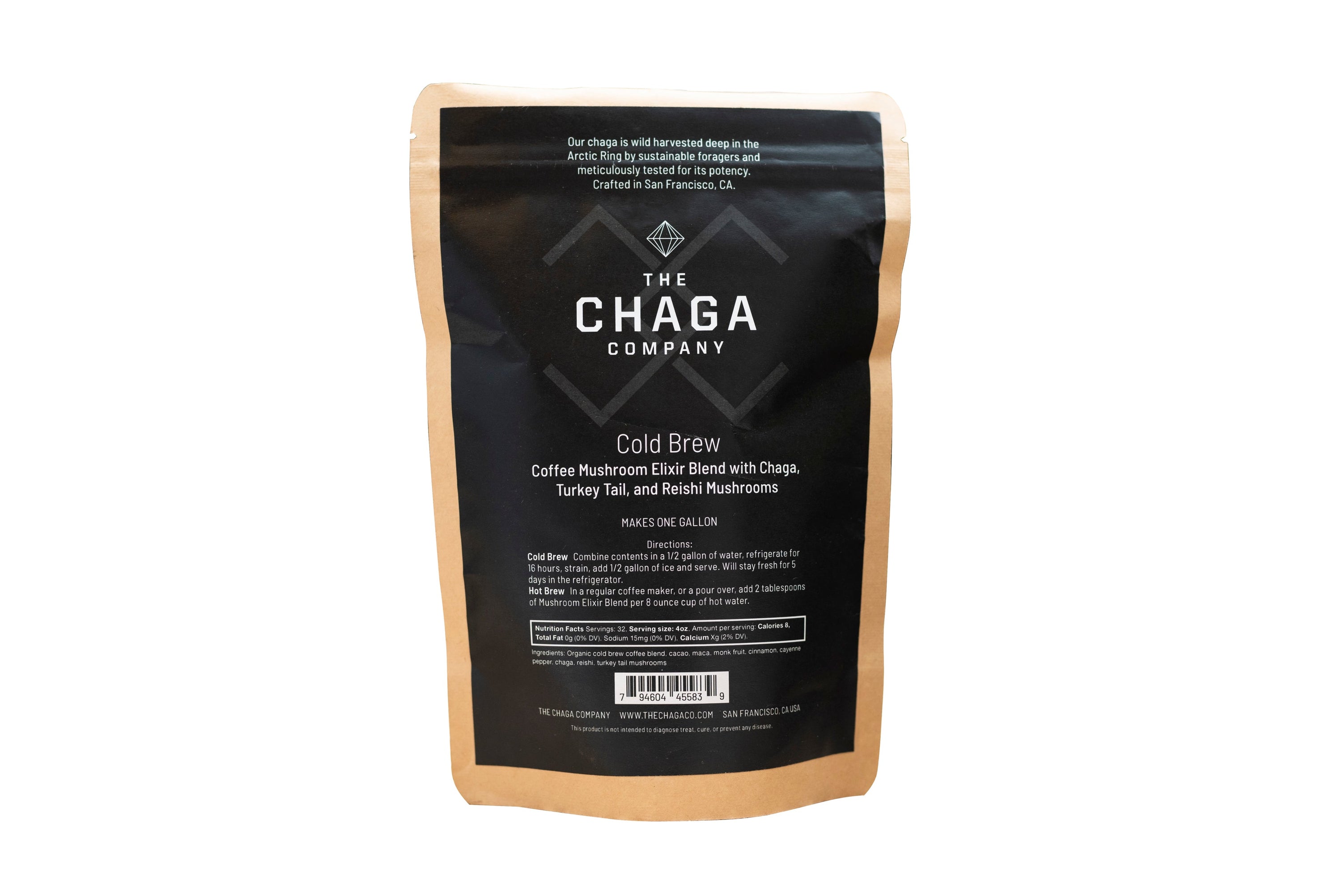 The Chaga Company Chaga Coffee Grounds - Cold Brew