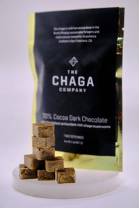 The Chaga Company GOLD-STANDARD CHAGA CHOCOLATE INGOT (COCOA DARK CHOCOLATE BAR)