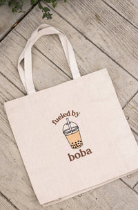 Fueled By Boba Tote Bag