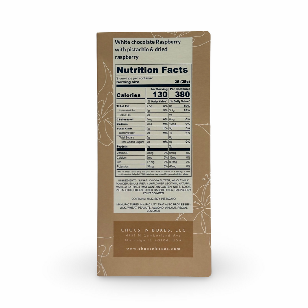 Barre chocolat au lait fin et sucre pétillant Malakoff 1855 - 6 barres de  20g