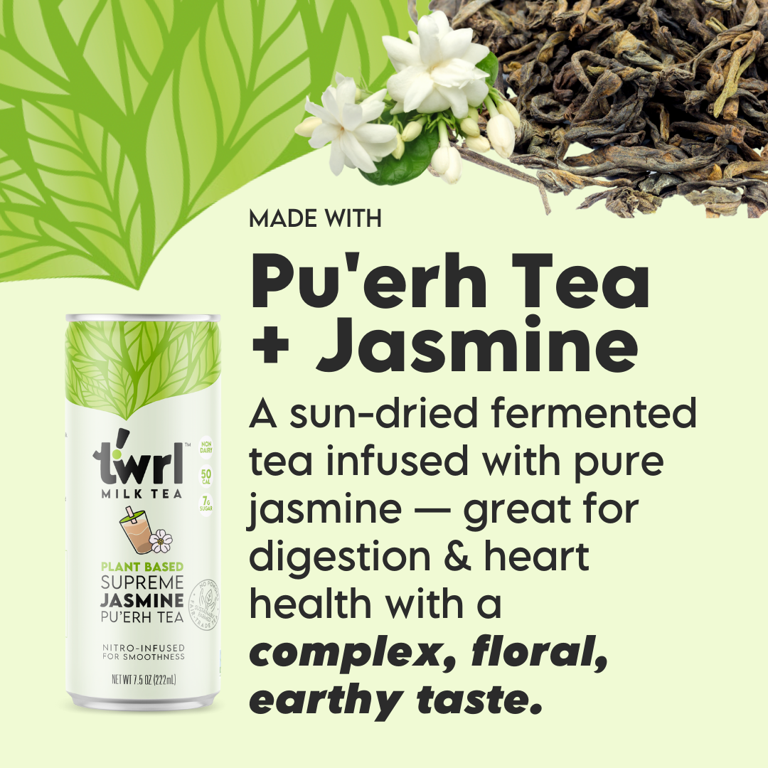 Jasmine Pu'erh Milk Tea 12-Pack