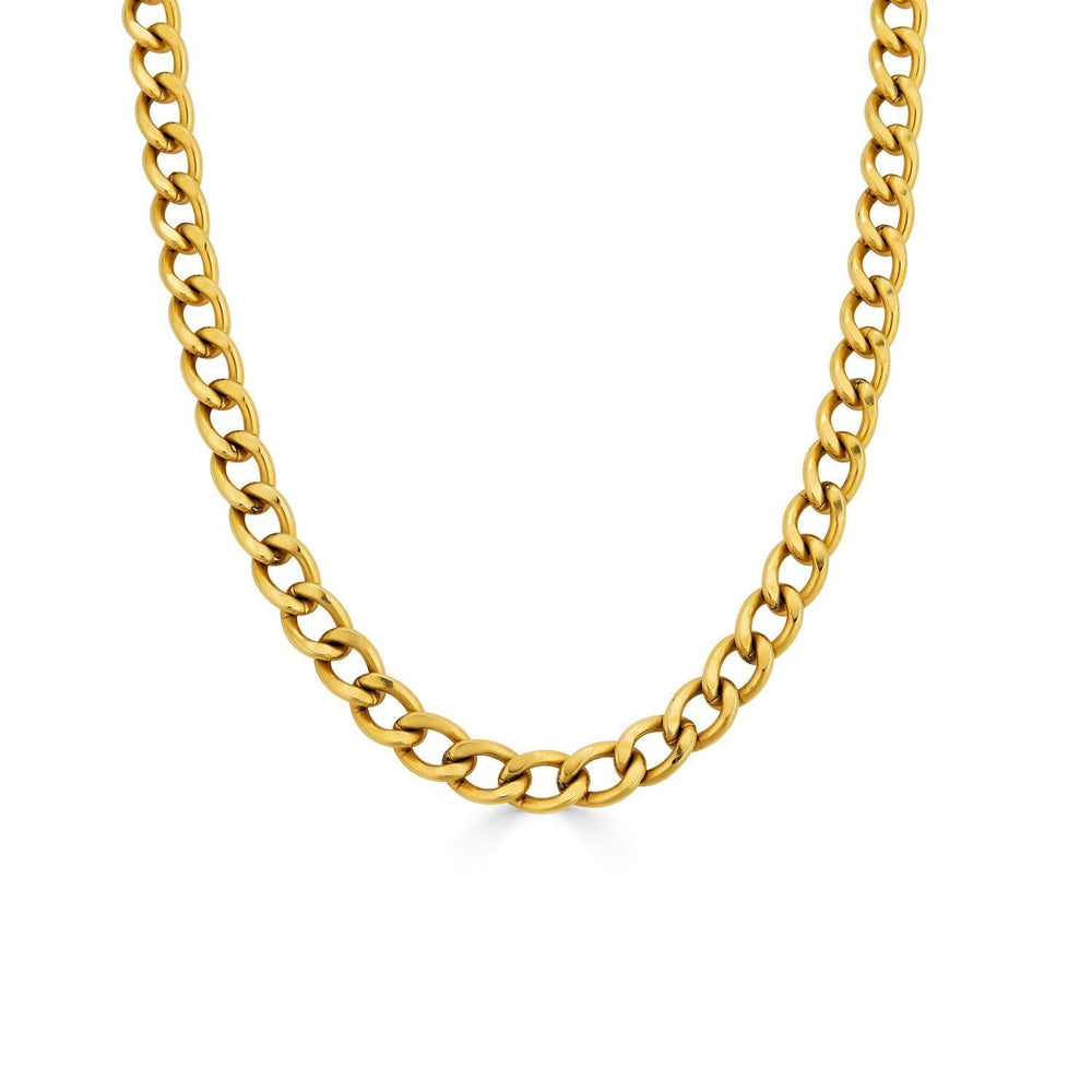Curb Link Chain Necklace-nunchi