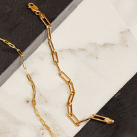 Bold Paperclip Chain Bracelet-nunchi