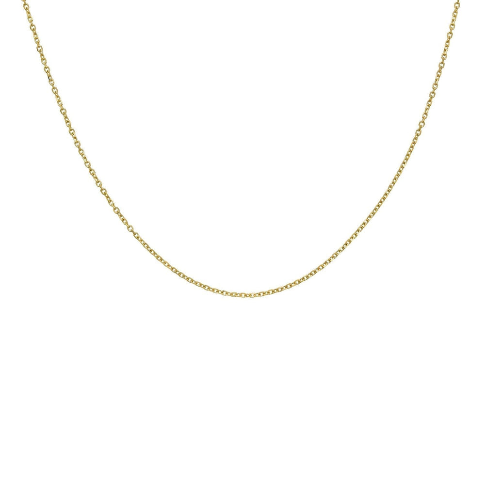 Gold Sparkle Chain Necklace